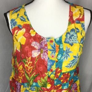 DAY IN DAY OUT primary colored maxi dress Size L